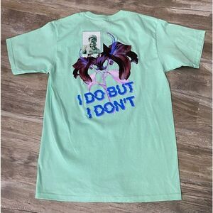 Empyre Teal Vapor Wave T-Shirt I Do But I Don’t Men’s Size Medium